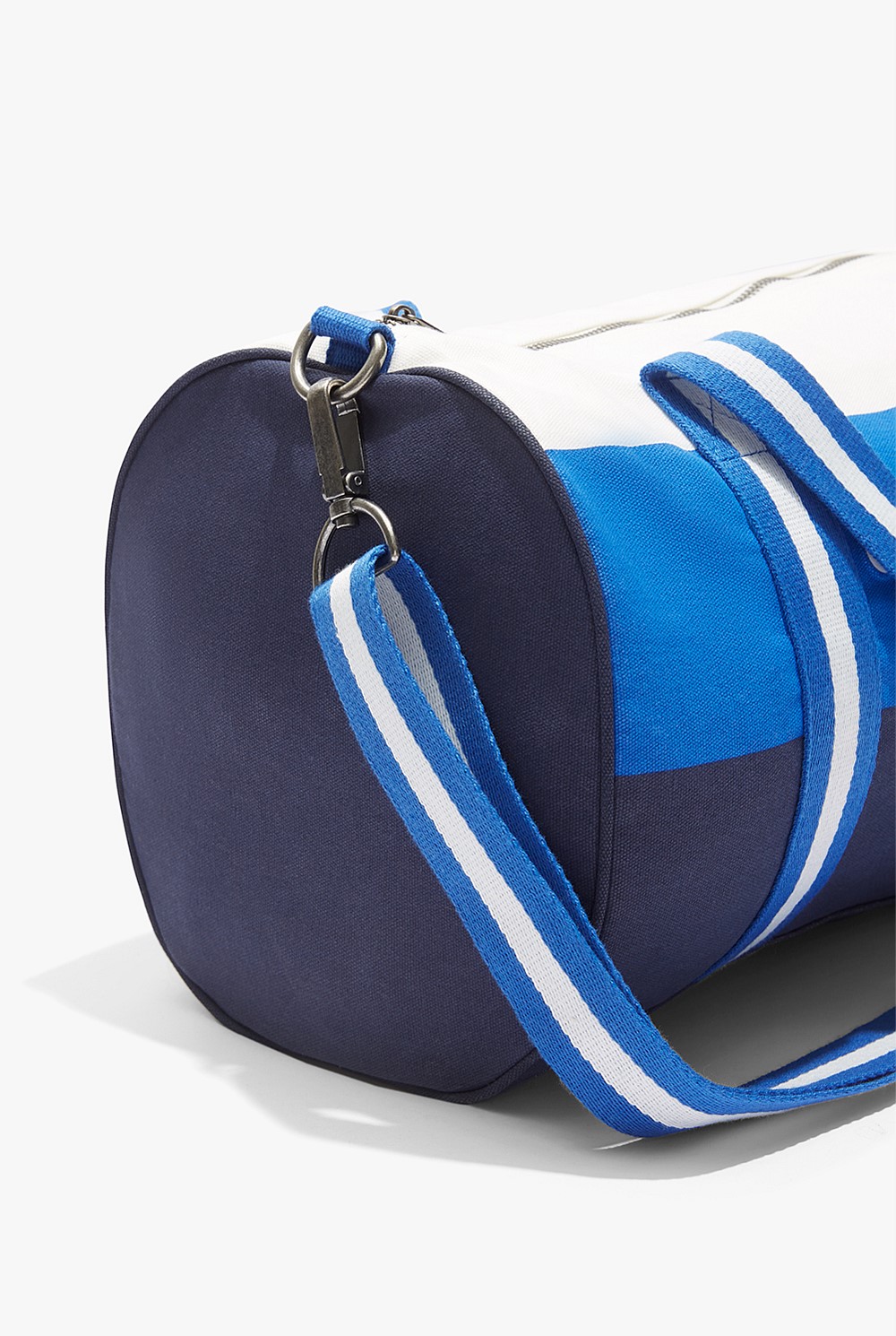 Block Stripe Overnight Bag