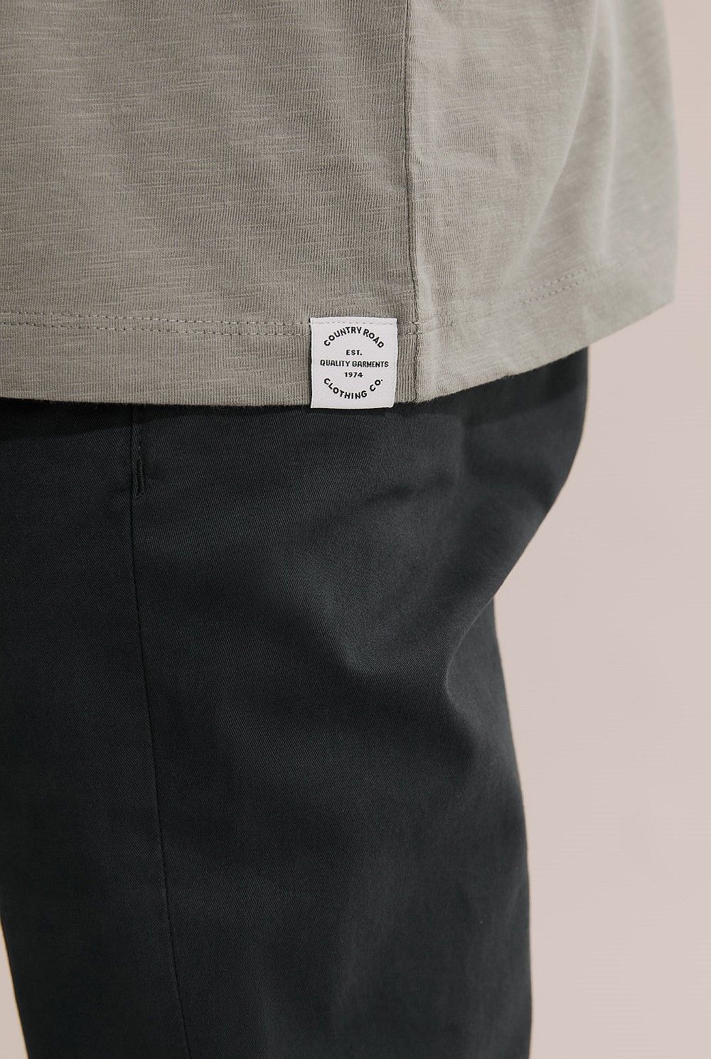 Short Sleeve Slub Henley