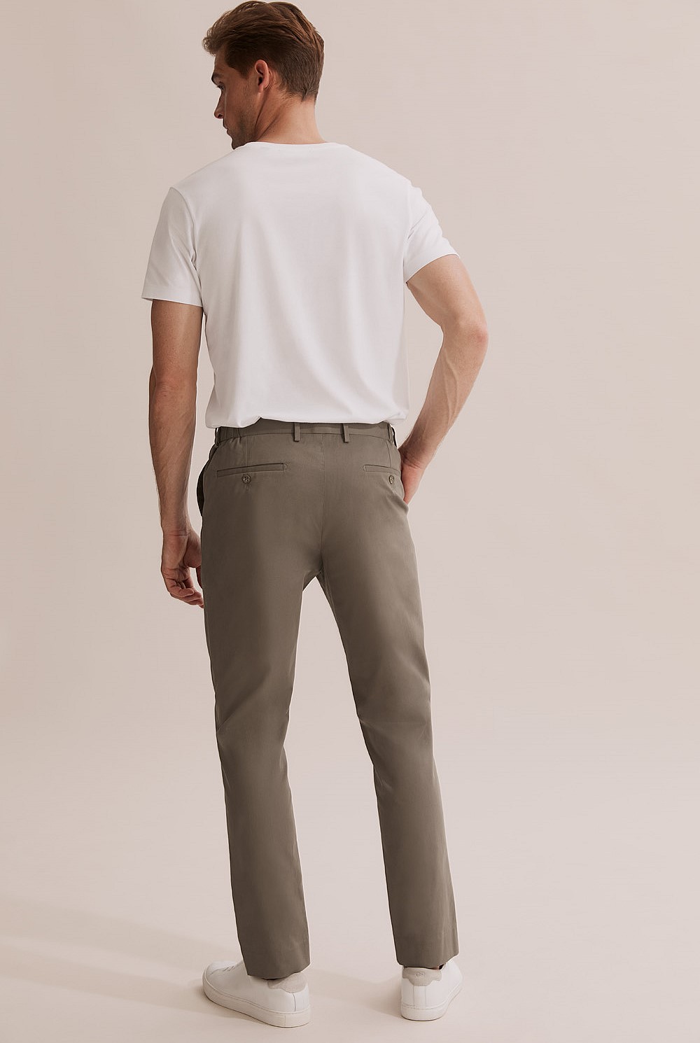 Slim Fit Cotton Stretch Pant