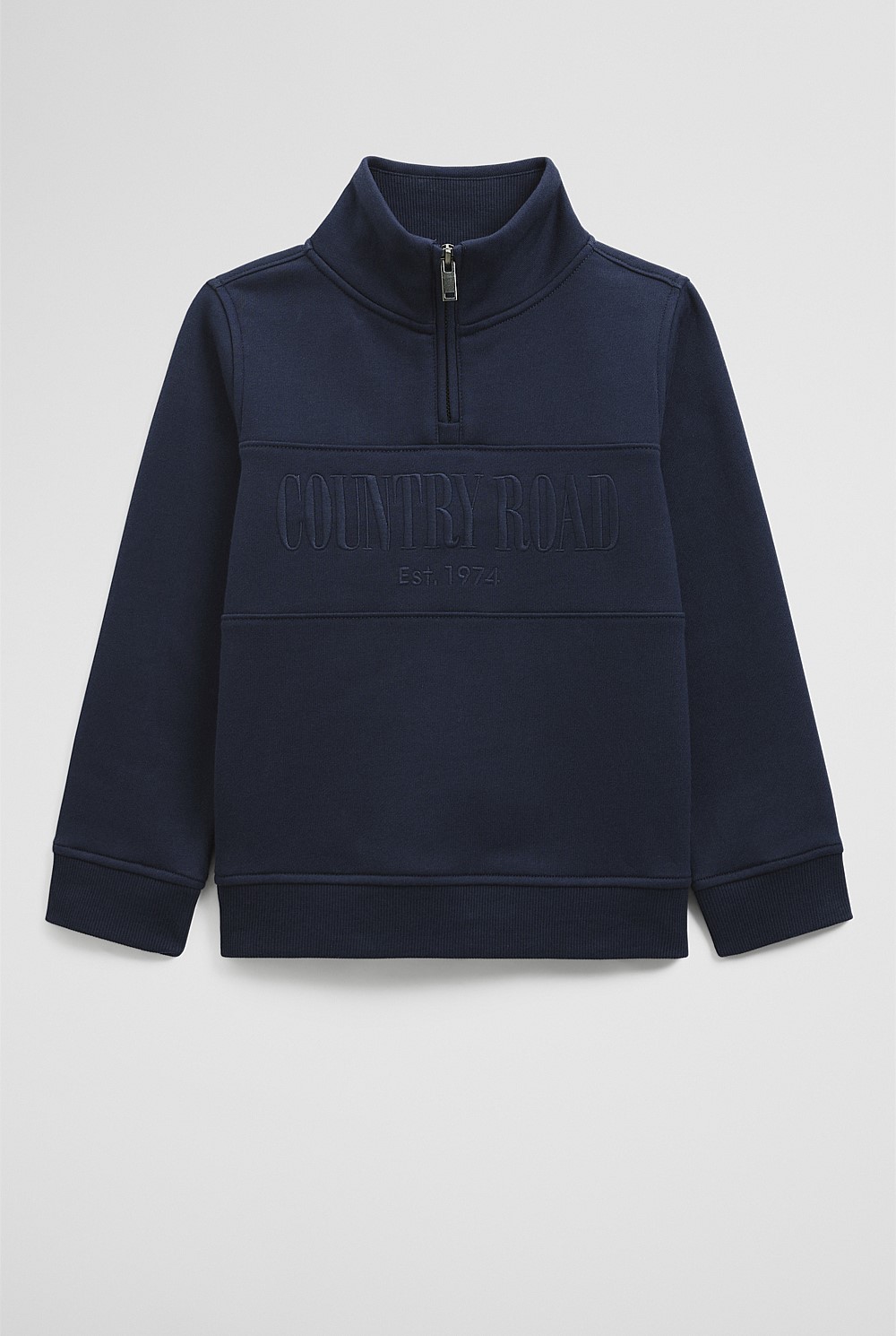 Verified Australian Cotton Heritage Half Zip Sweat