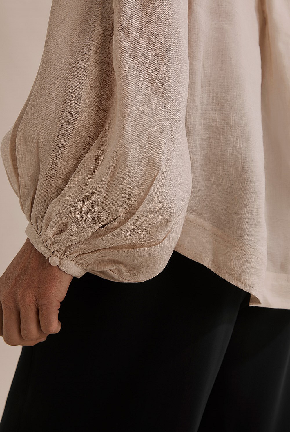 Bib Detail Blouse