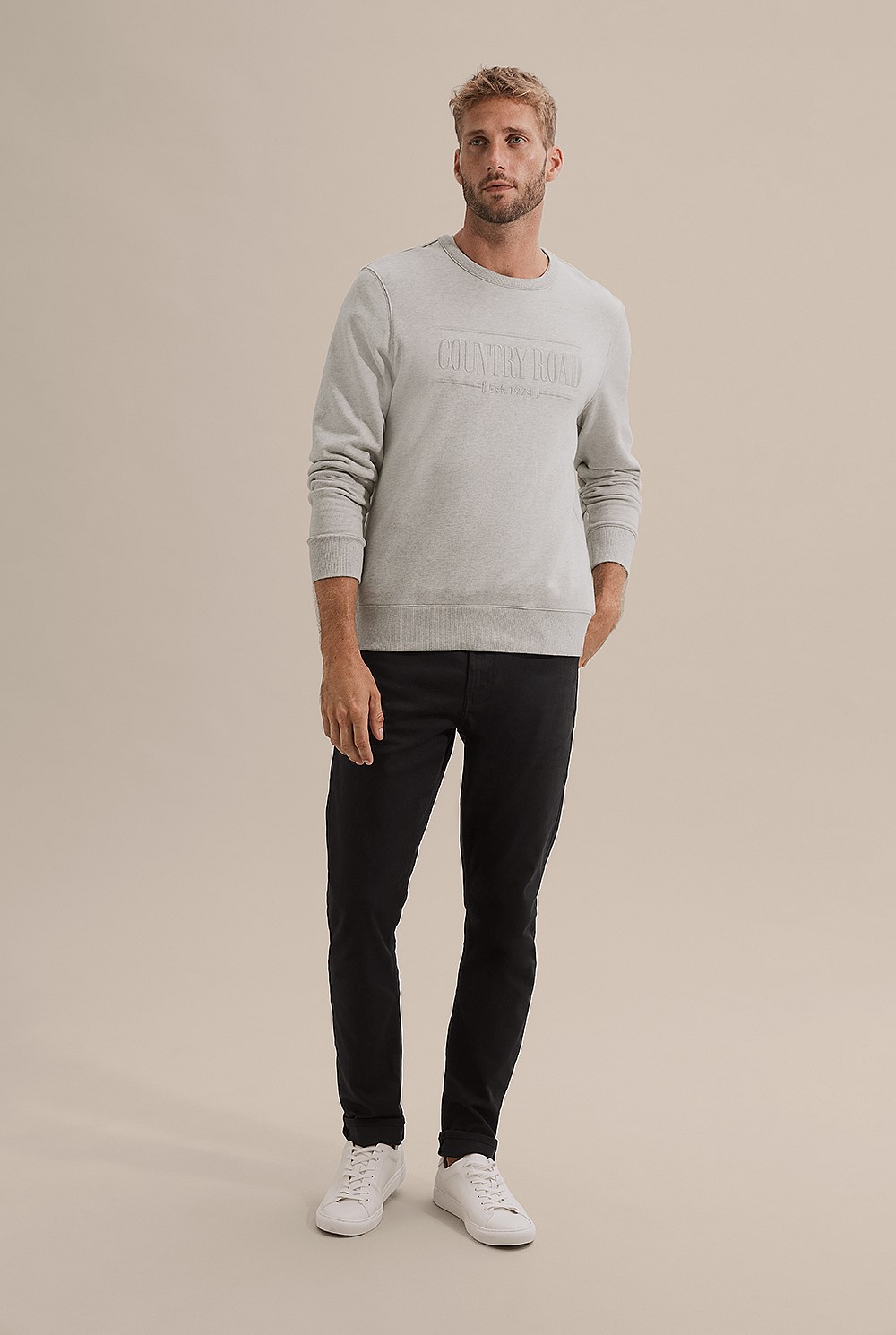 Slim Fit Black Jean