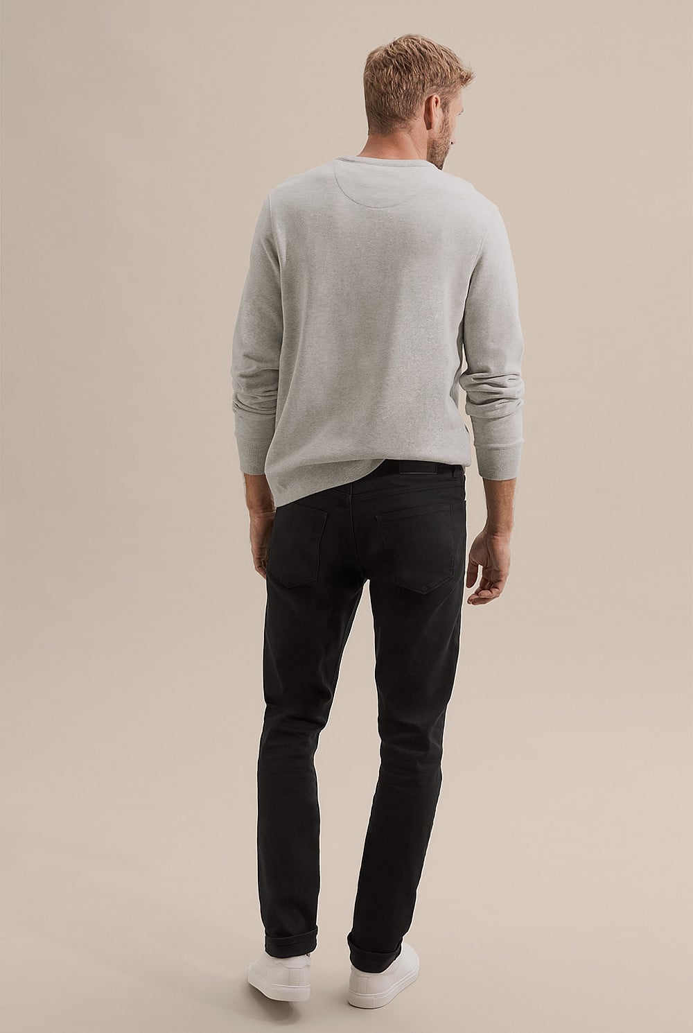 Slim Fit Black Jean