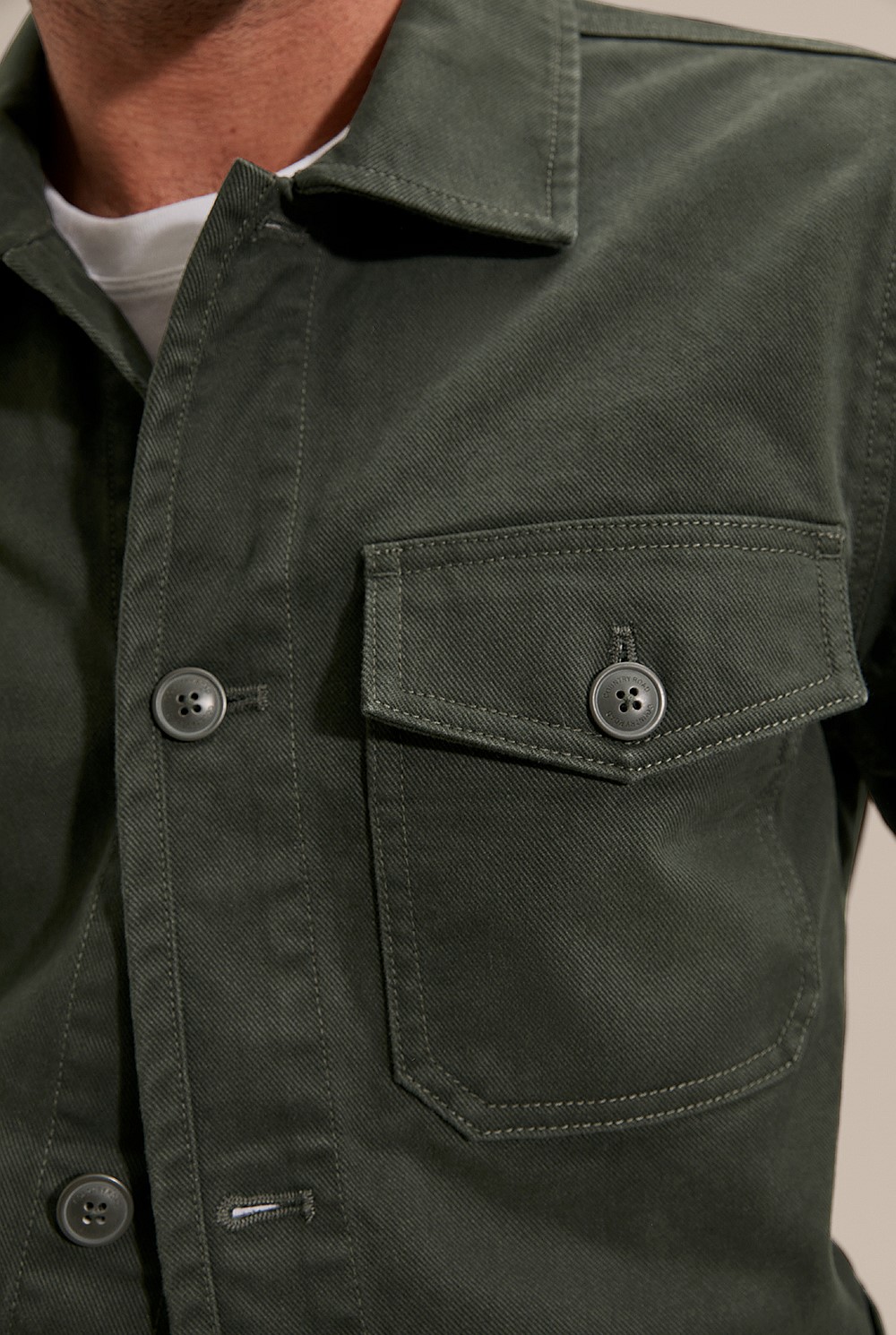 Twill Shirt Jacket