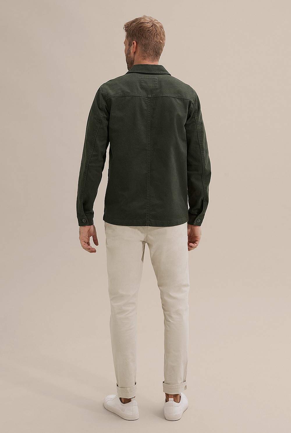 Twill Shirt Jacket