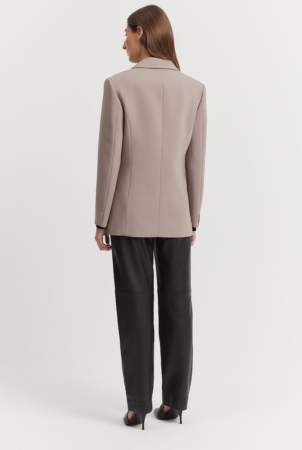 Structured Single-breasted Blazer