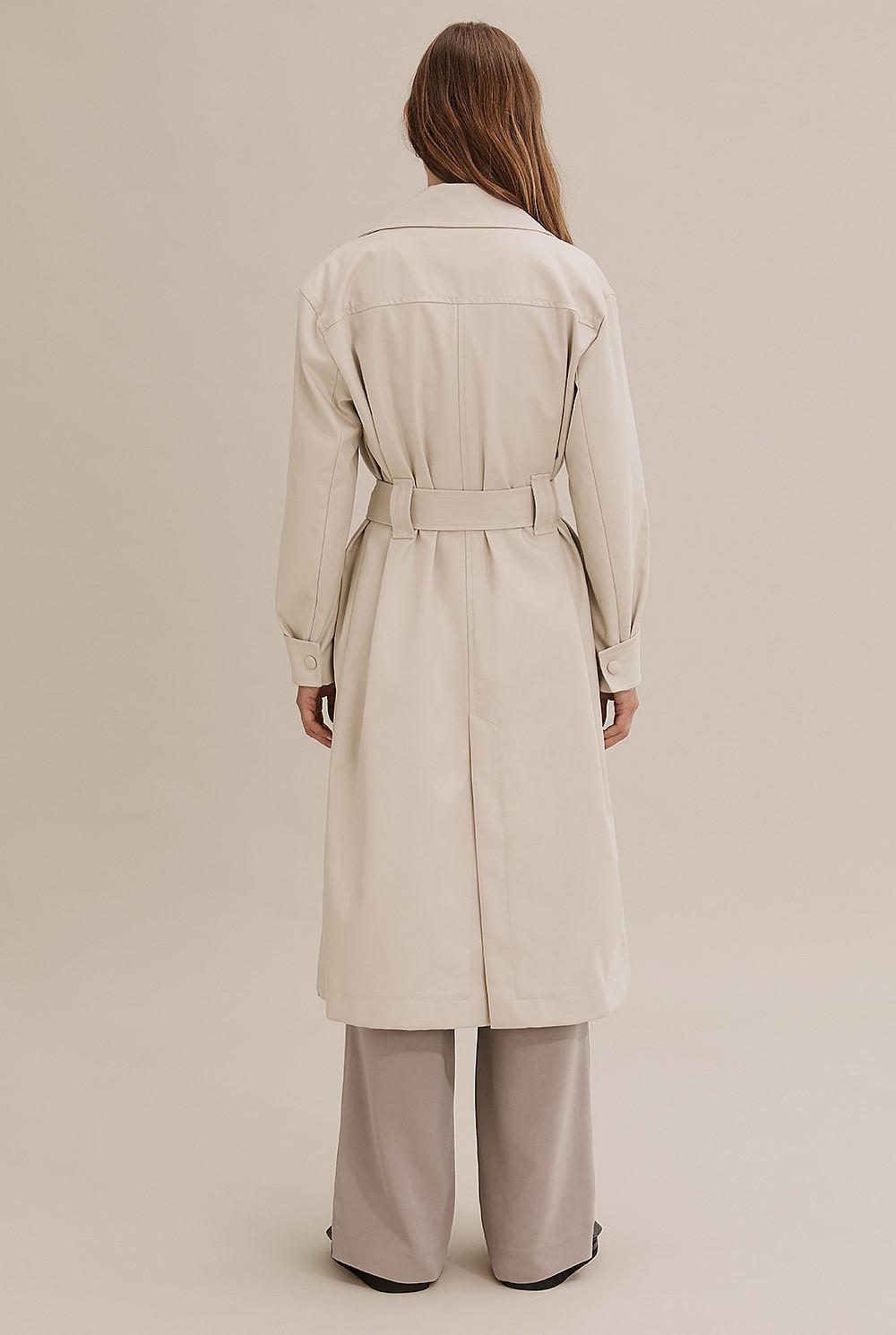 Seam Detail Trench Coat