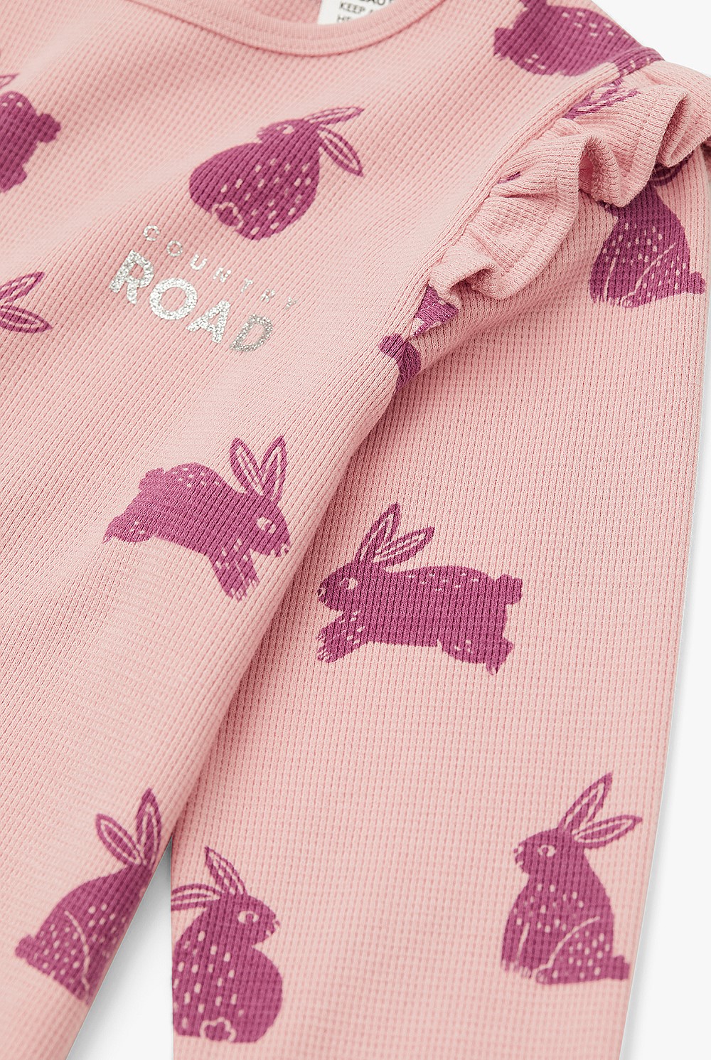 Organically Grown Cotton Bunny Pyjama Set