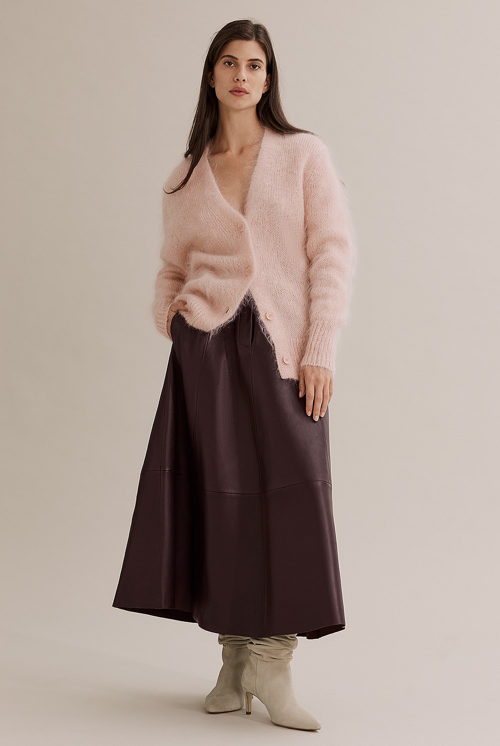 Relaxed Mohair Cardigan