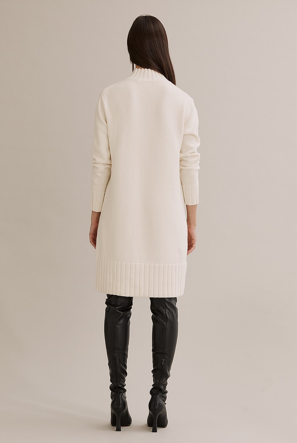 High Neck Mini Dress
