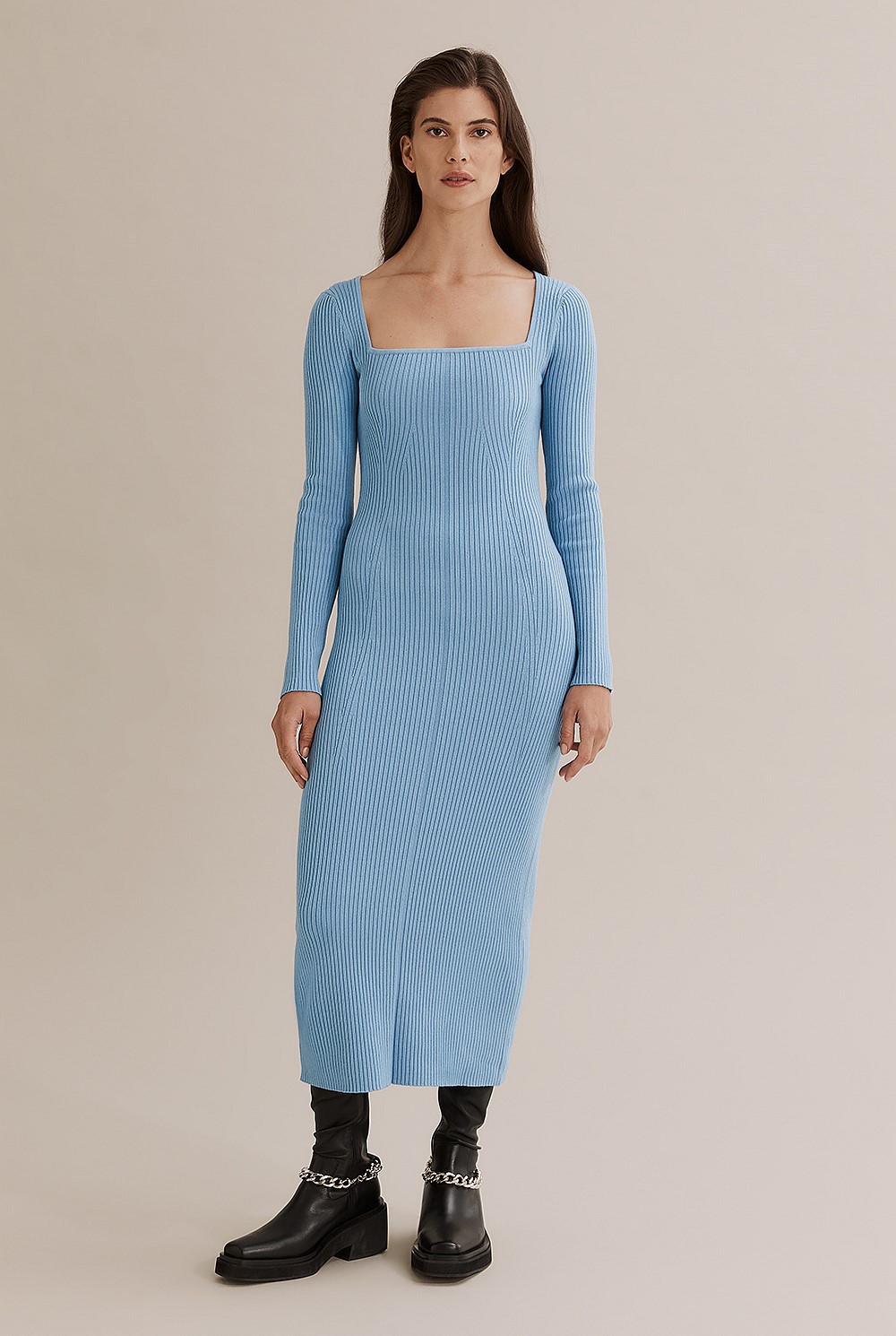 Knit Column Dress