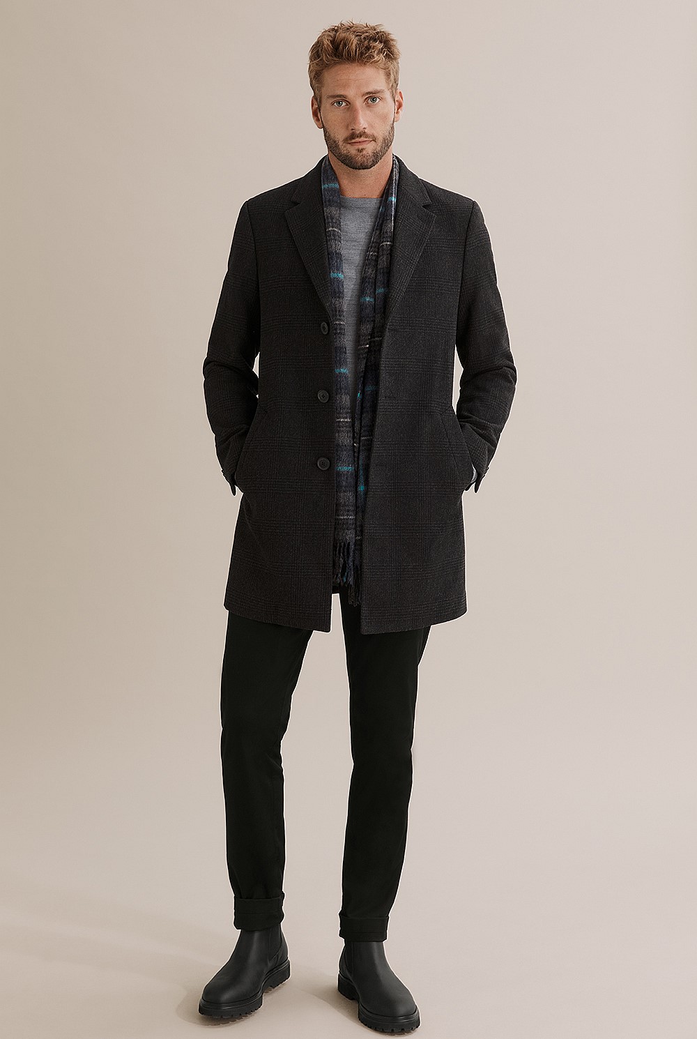 Plaid Crombie