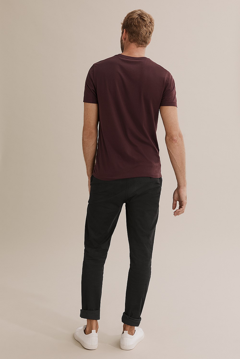 Pima Cotton V-Neck T-Shirt