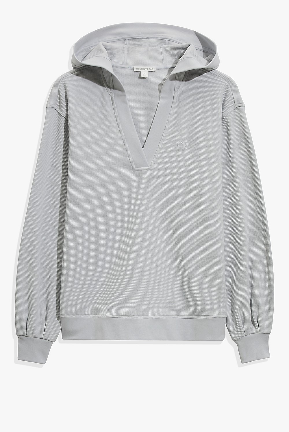 Waffle Lounge Hooded Knit