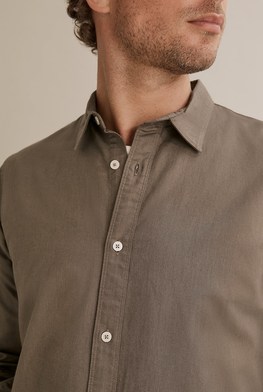 Regular Fit Twill Shirt