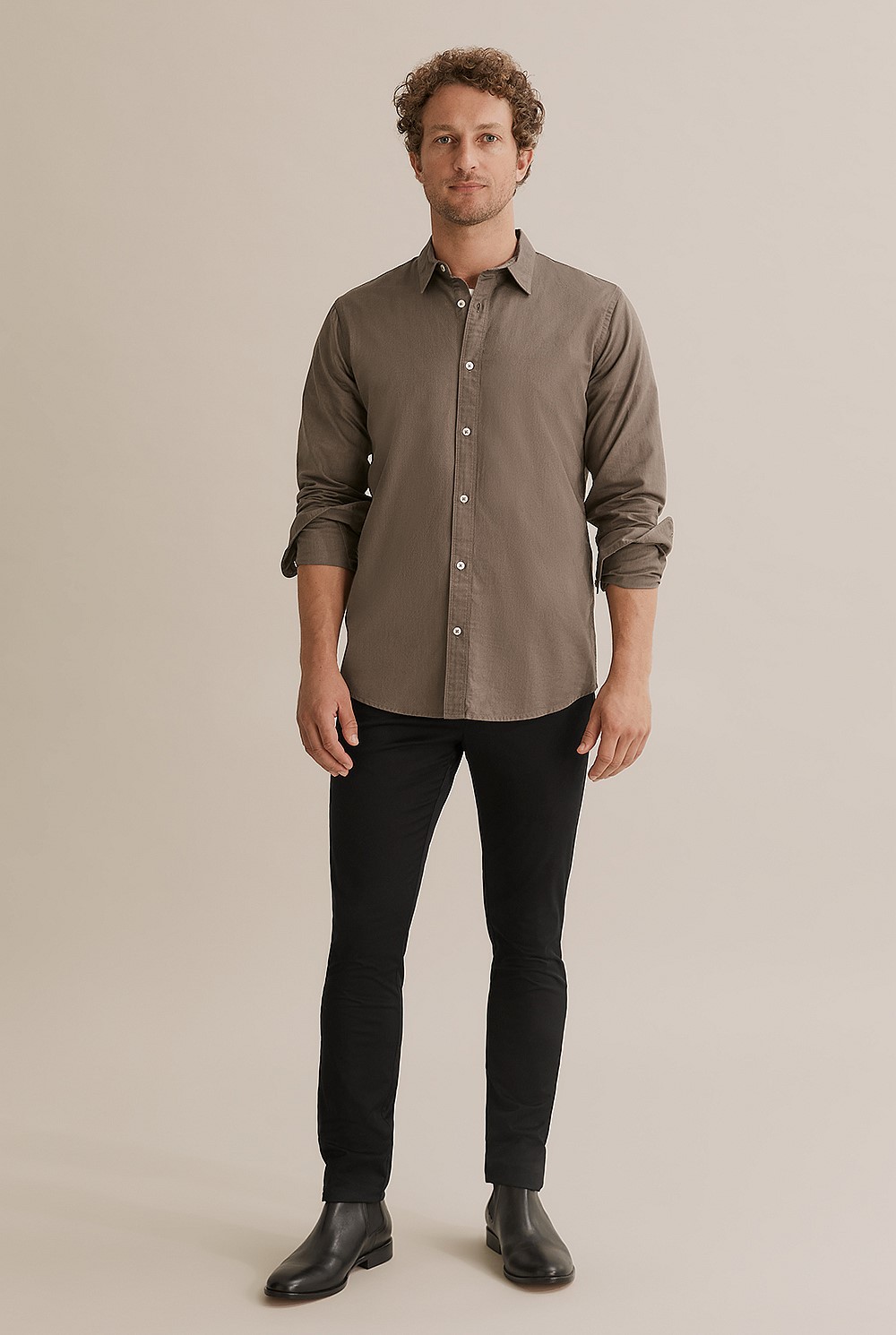 Regular Fit Twill Shirt