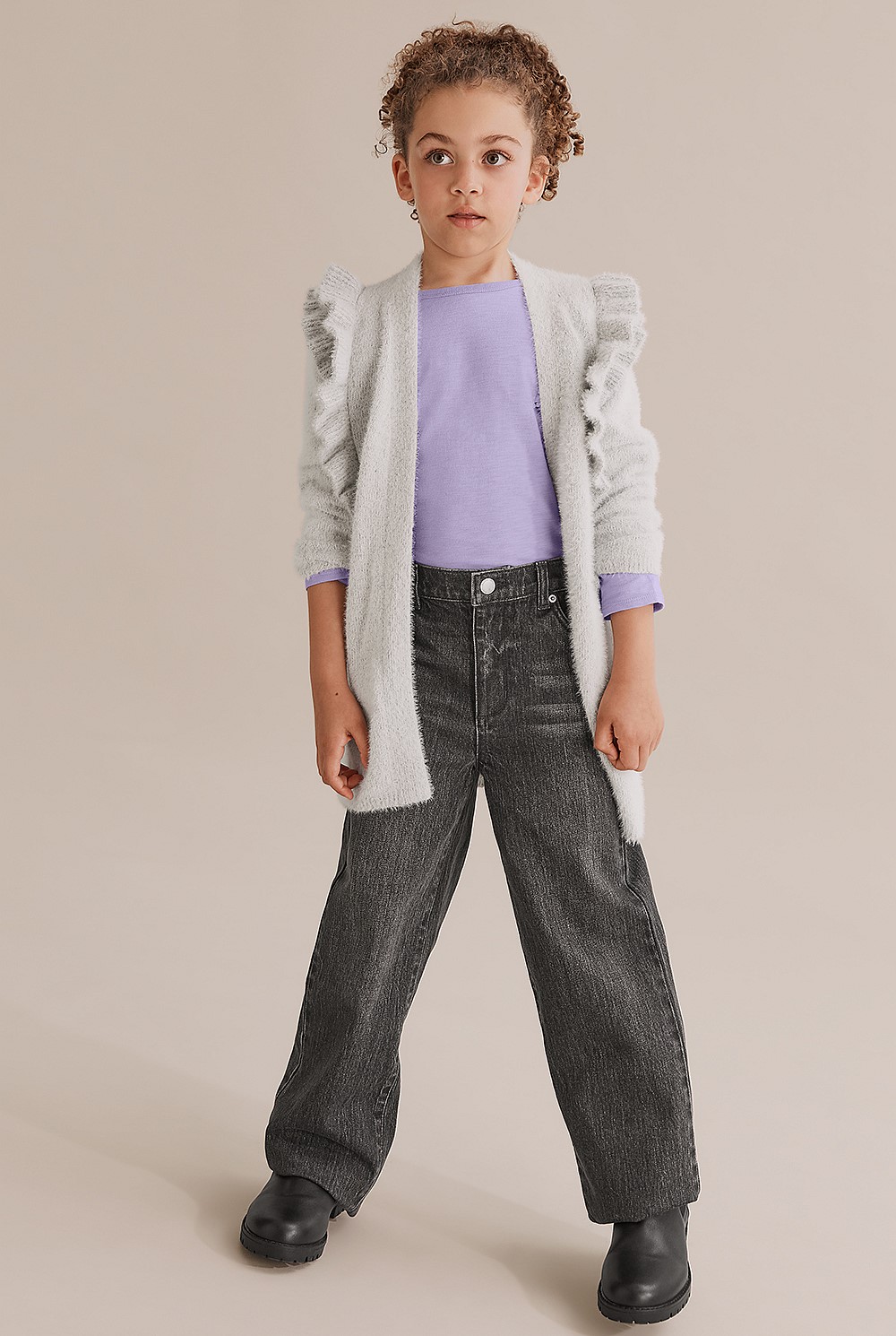 Frill Knit Cardigan
