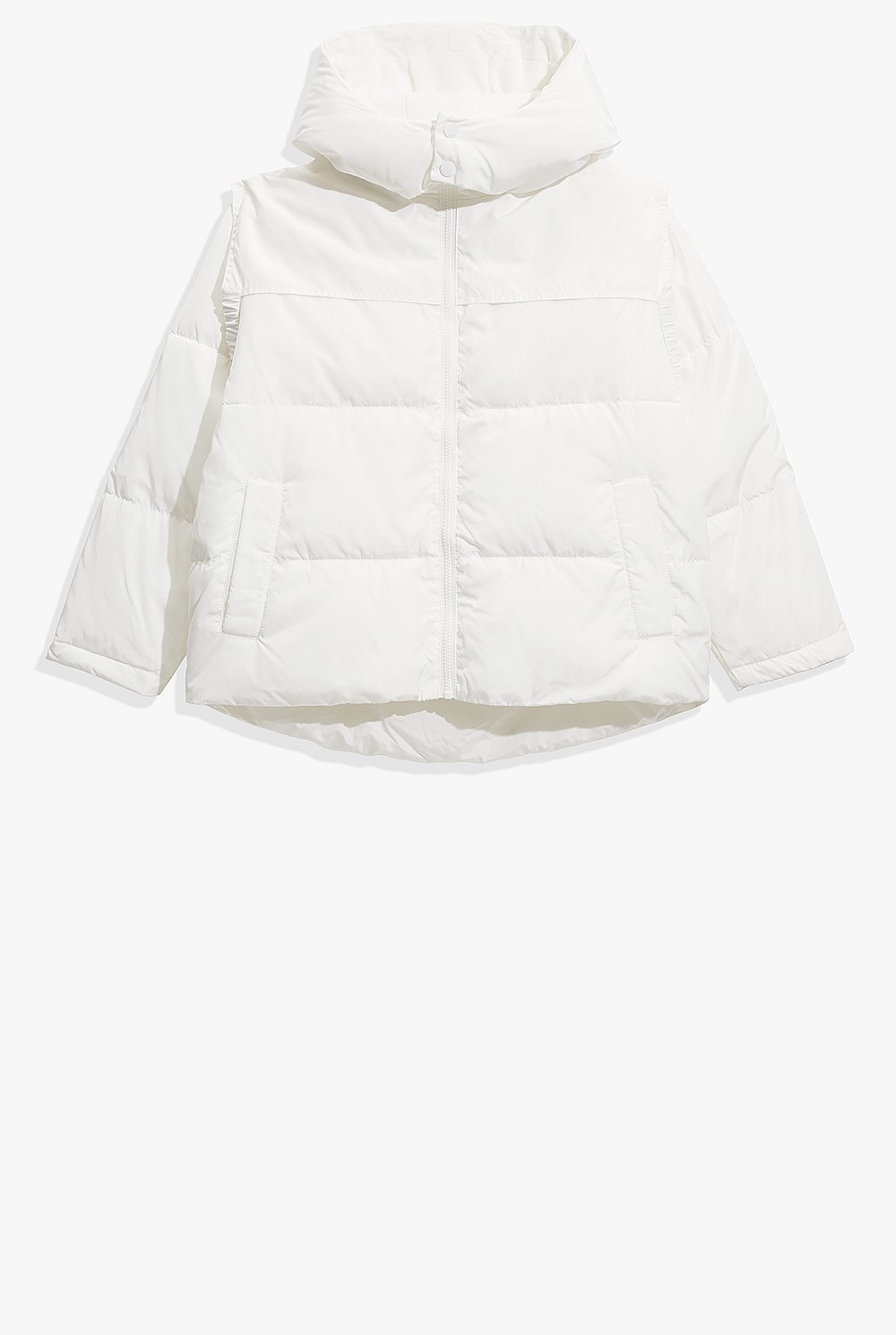 Teen Recycled Polyester Oversized Quilt Puffer Jacket