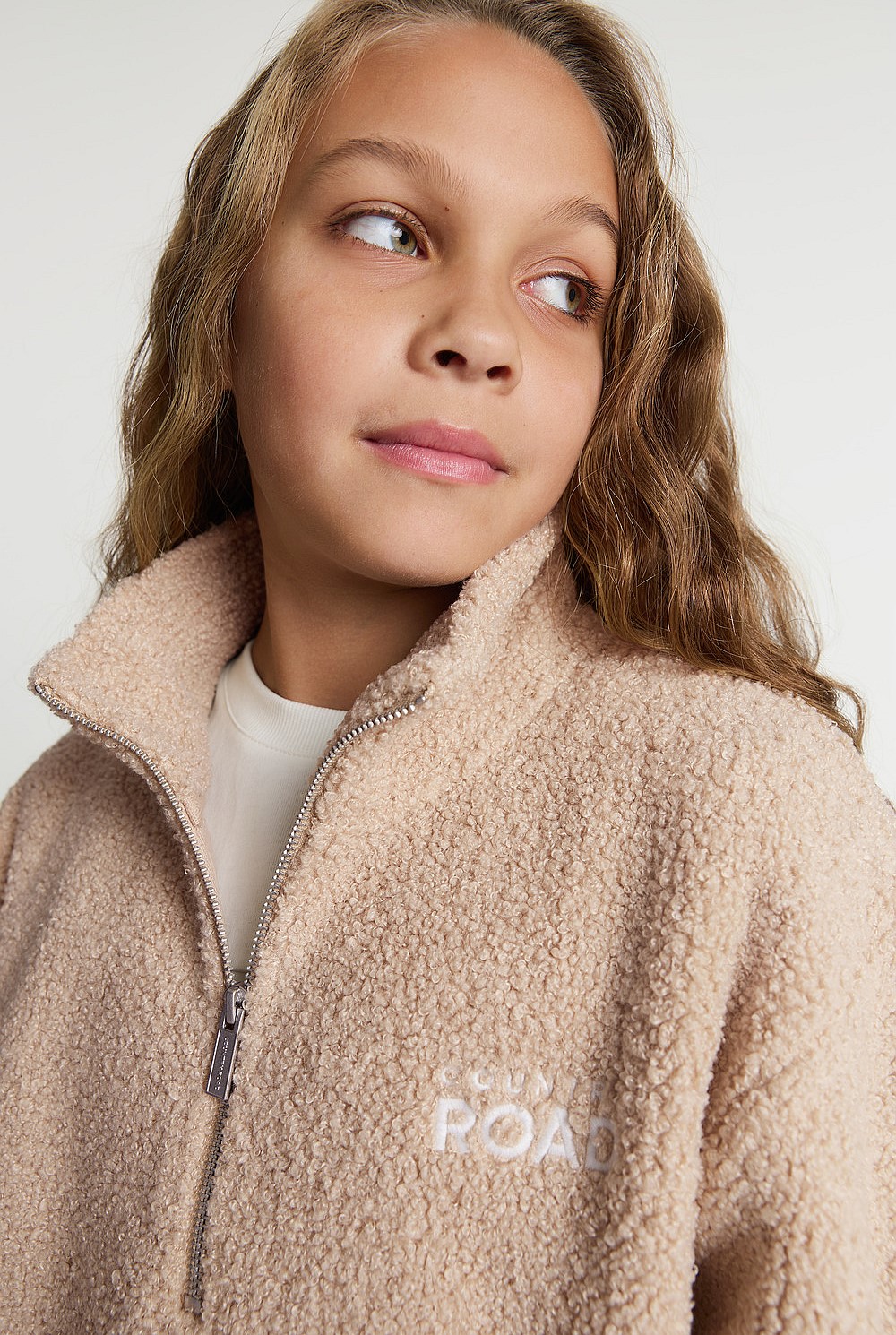 Teen Fleecy Half Zip Sweat