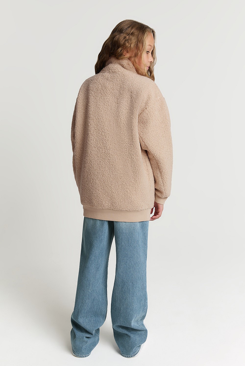 Teen Fleecy Half Zip Sweat