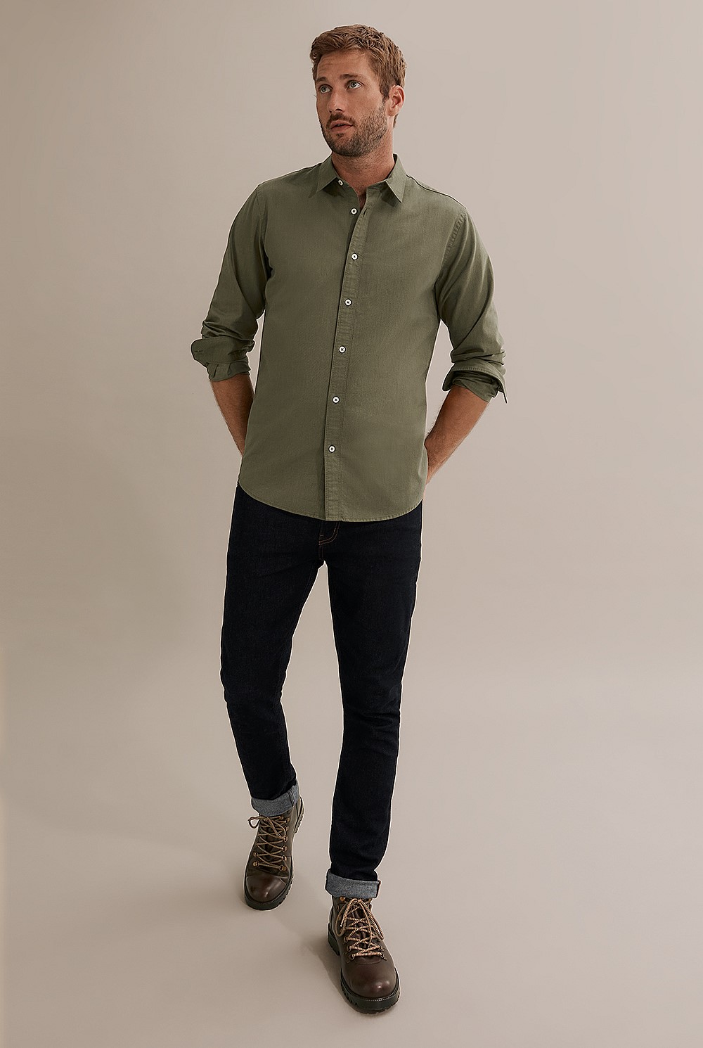 Regular Fit Twill Shirt