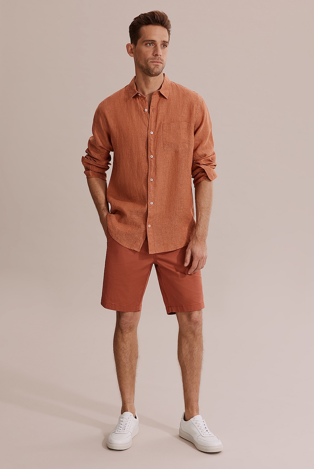 Regular Fit Linen Shirt