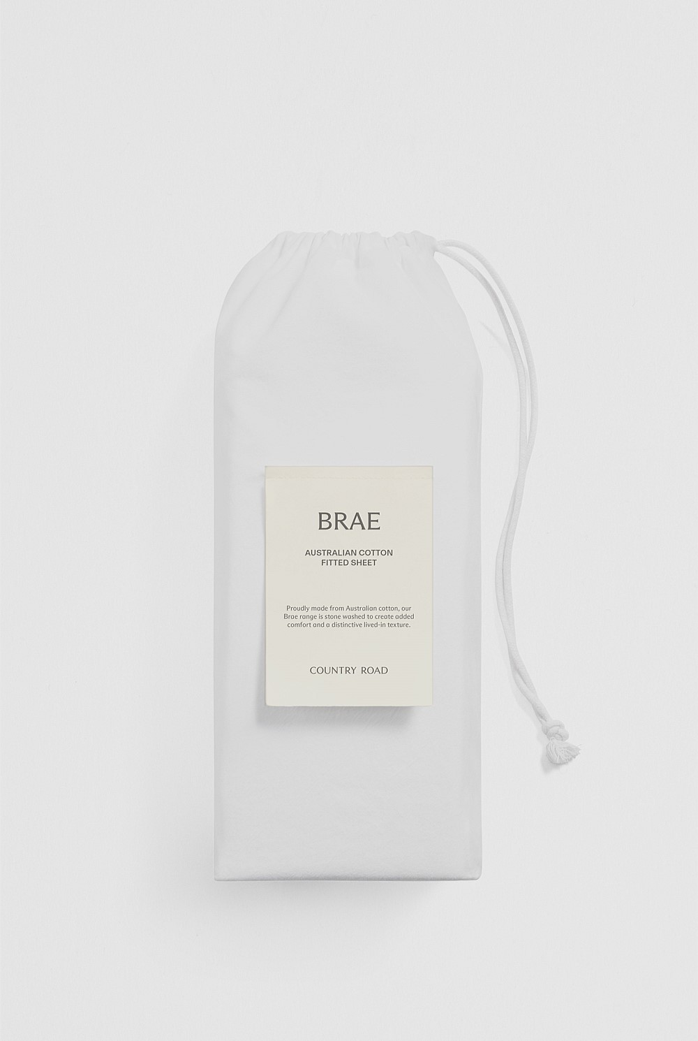 Brae Australian Cotton Single Fitted Sheet