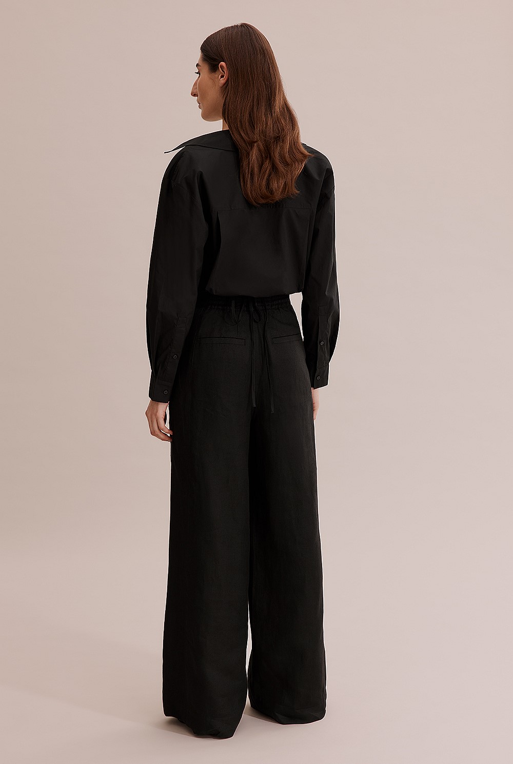 Organically Grown Linen Wide Leg Pant