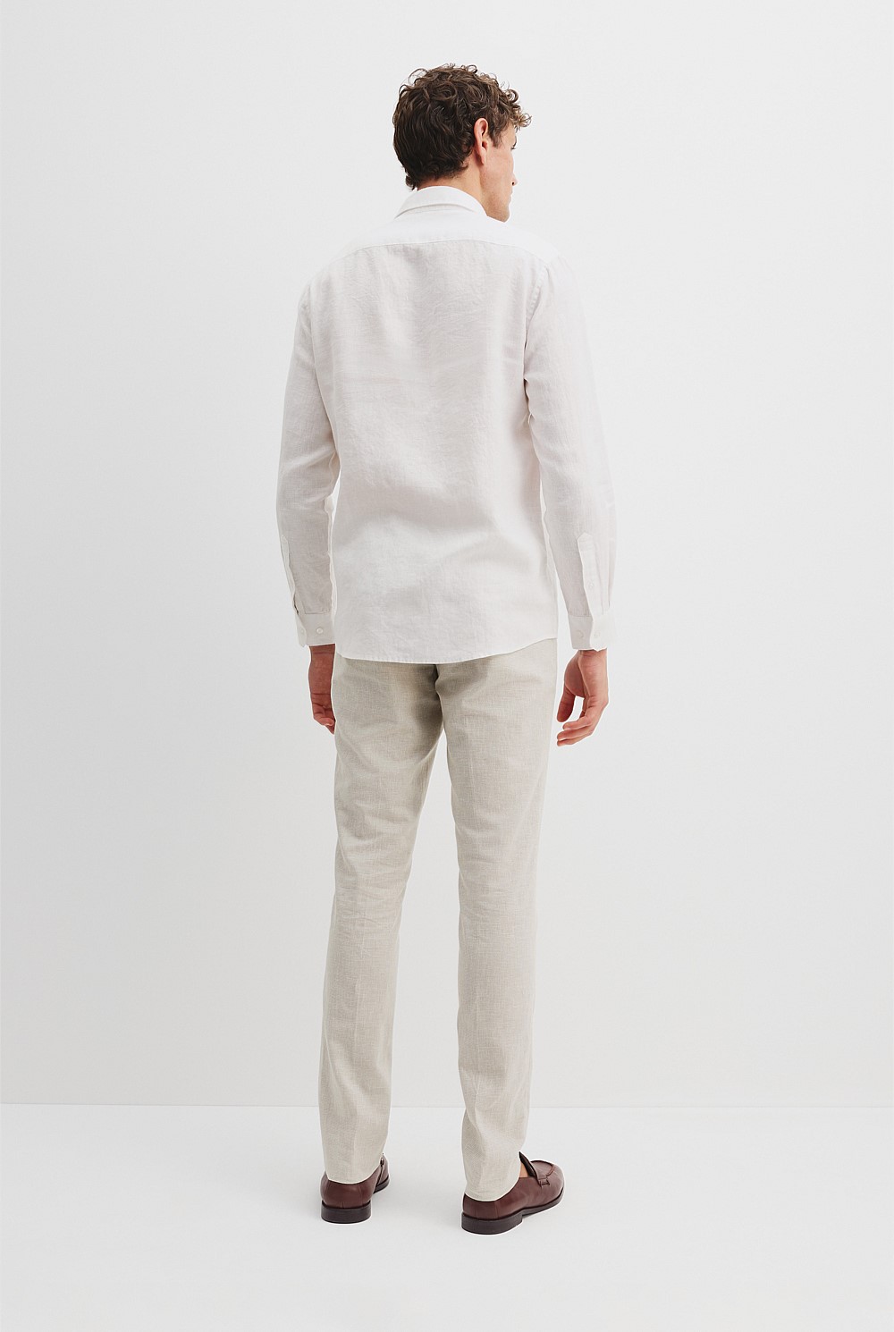 Tailored Fit Organically Grown Linen Shirt