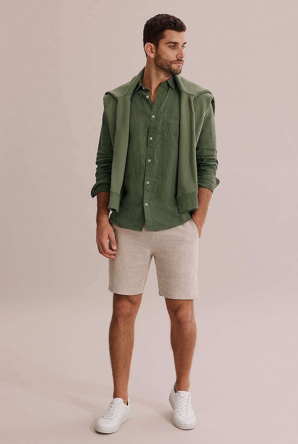 Linen Drawcord Short
