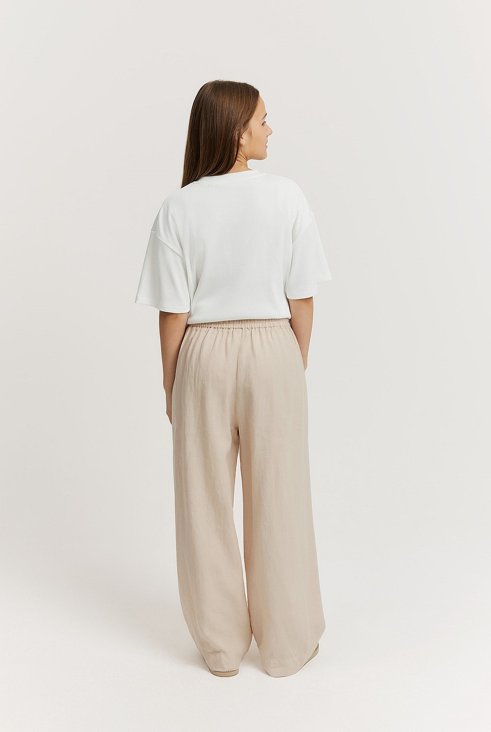 Teen Pull-On Linen Pant