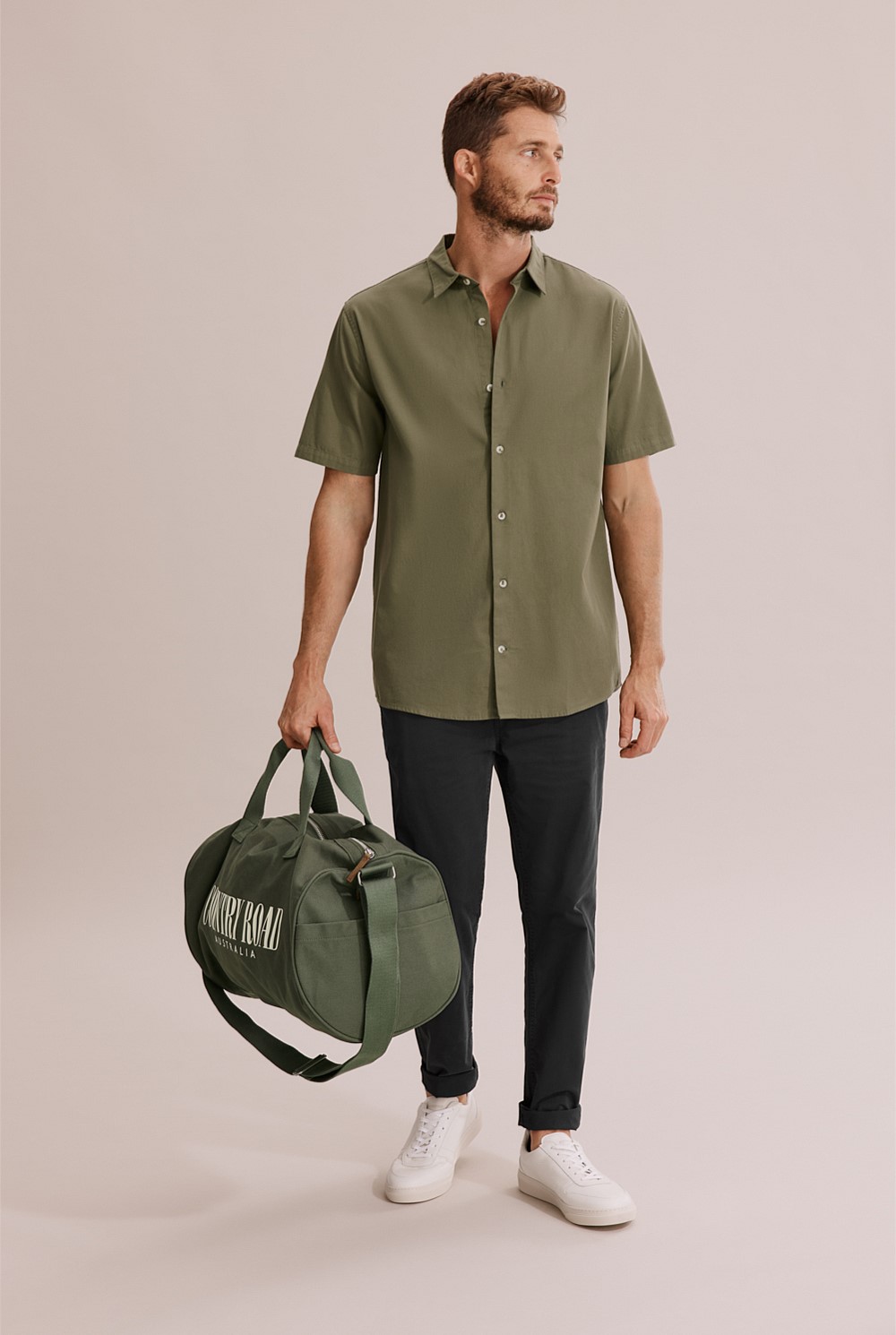 Australian Cotton Relaxed Fit Twill Shirt