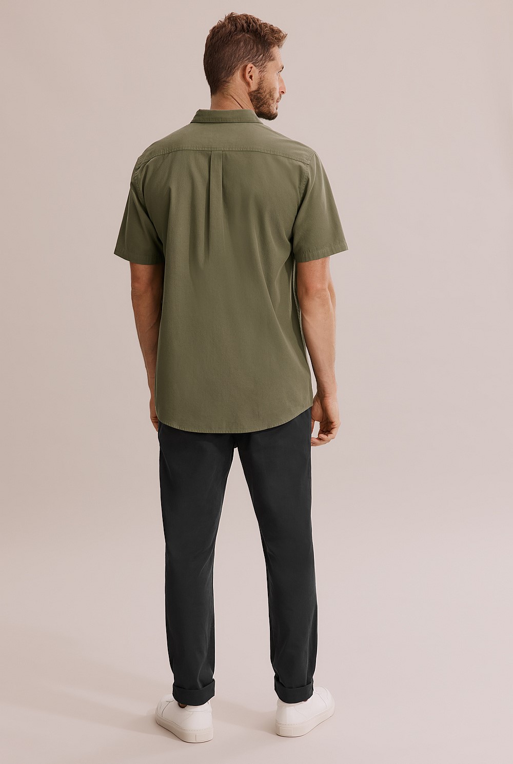 Australian Cotton Relaxed Fit Twill Shirt