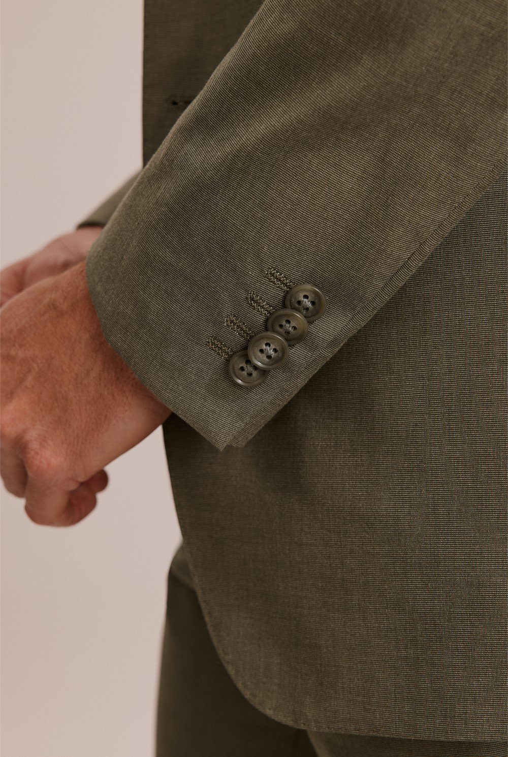 Slim Fit Cotton Stretch Blazer
