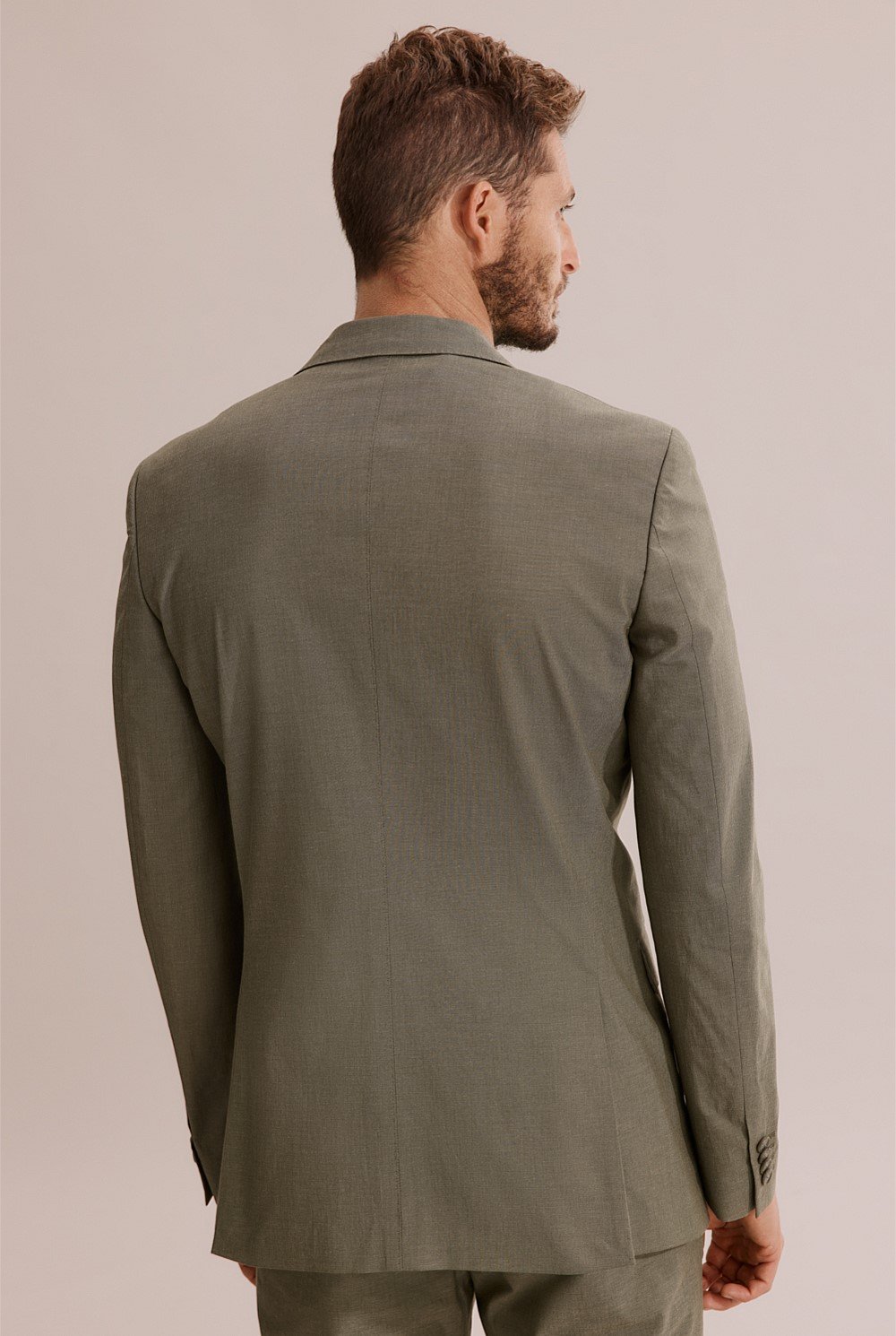 Slim Fit Cotton Stretch Blazer
