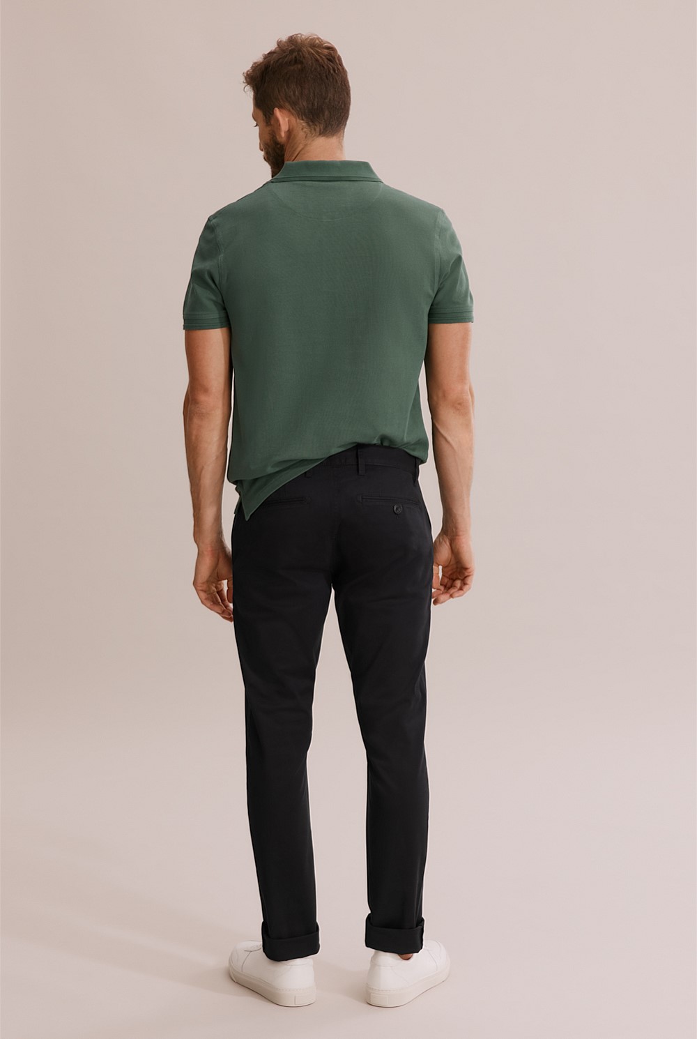 Verified Australian Cotton Slim Fit Stretch Chino