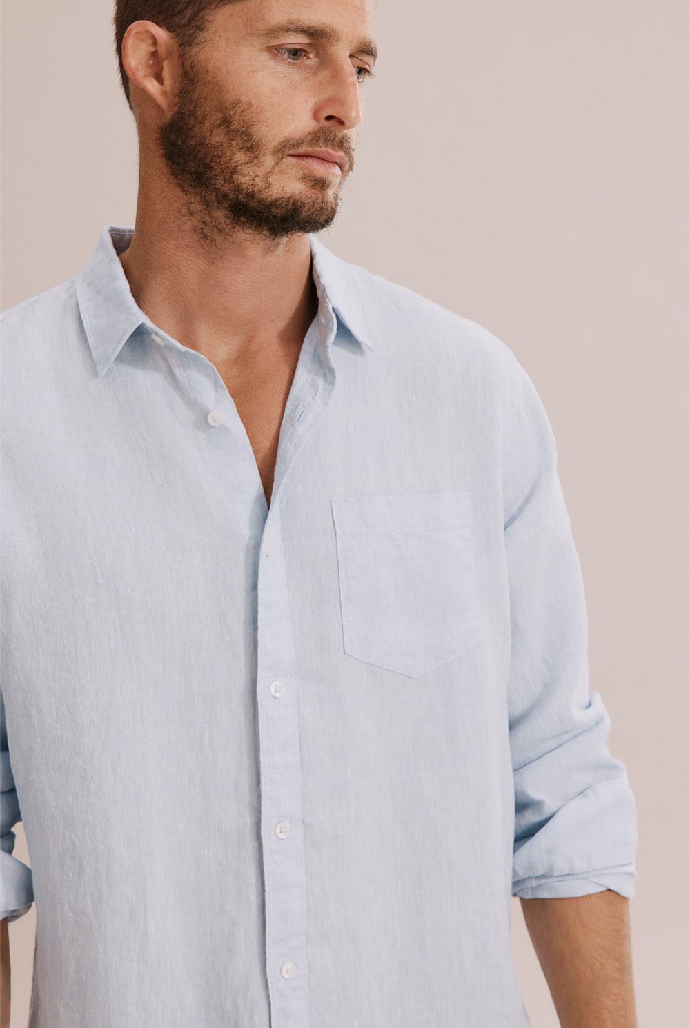 Regular Fit Organically Grown Linen Shirt