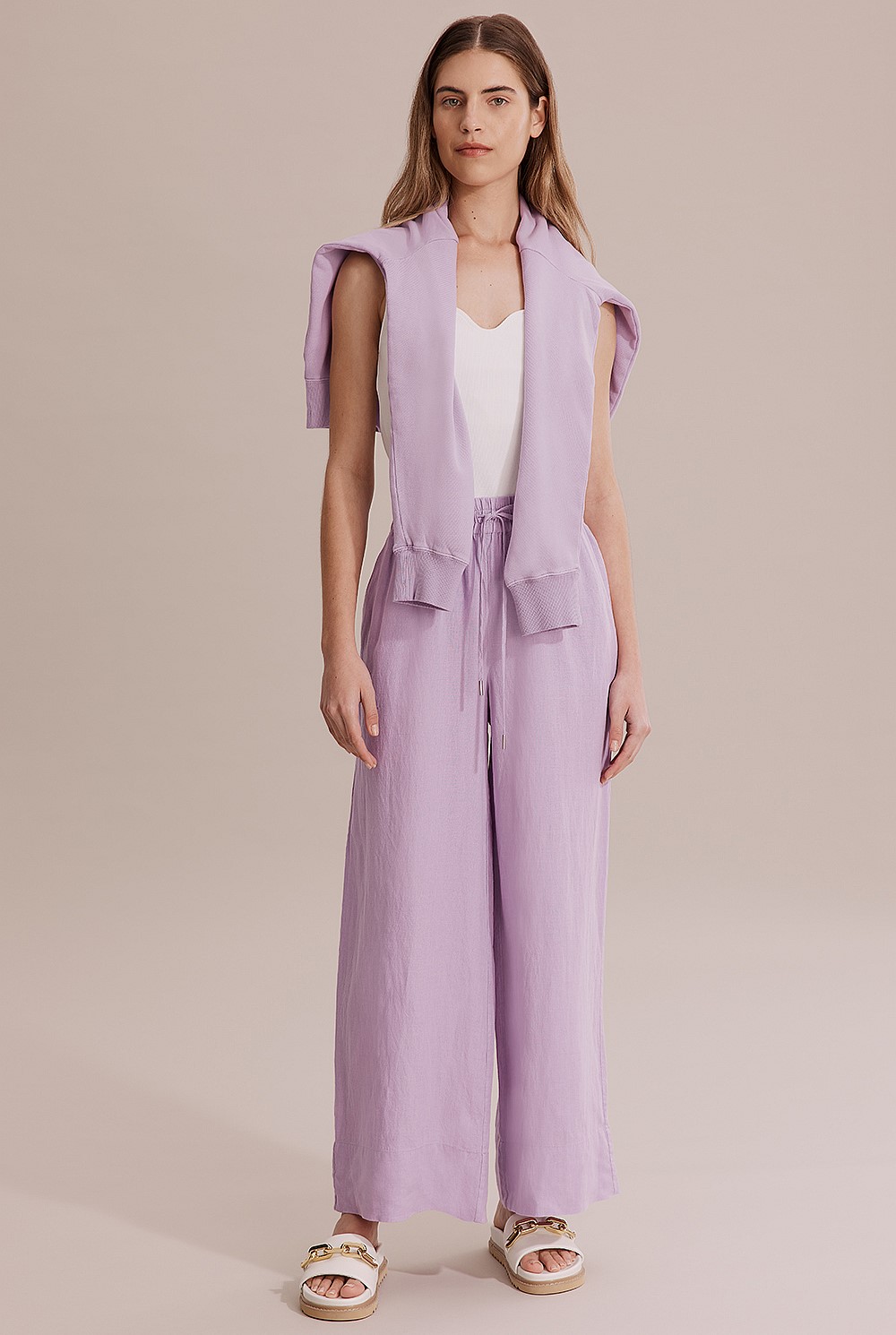 Linen Palazzo Pant