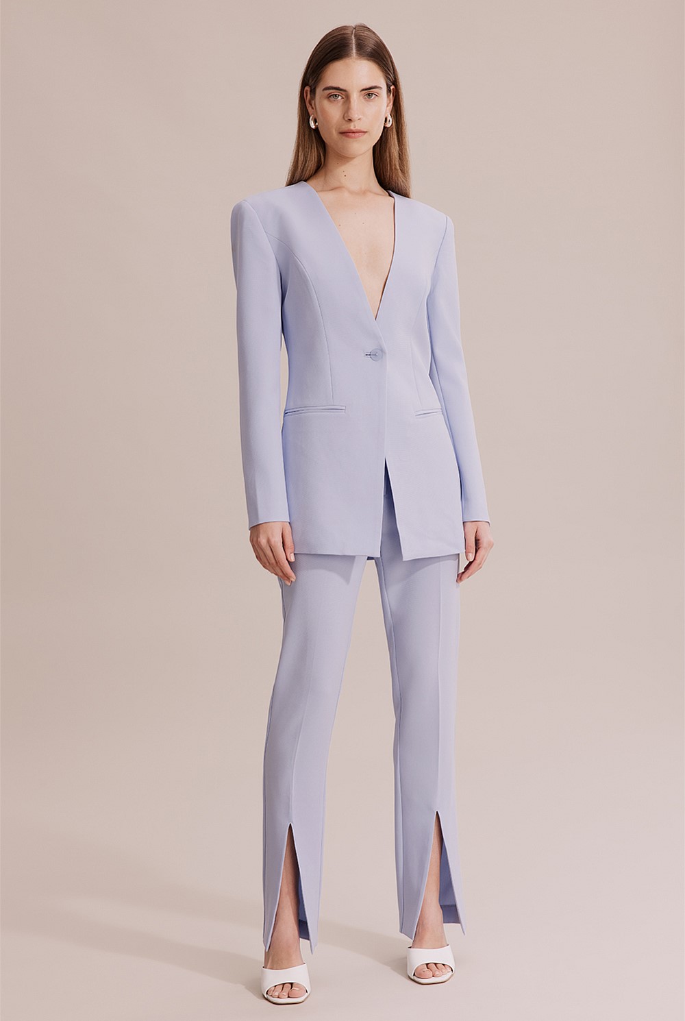 Fitted Longline Blazer