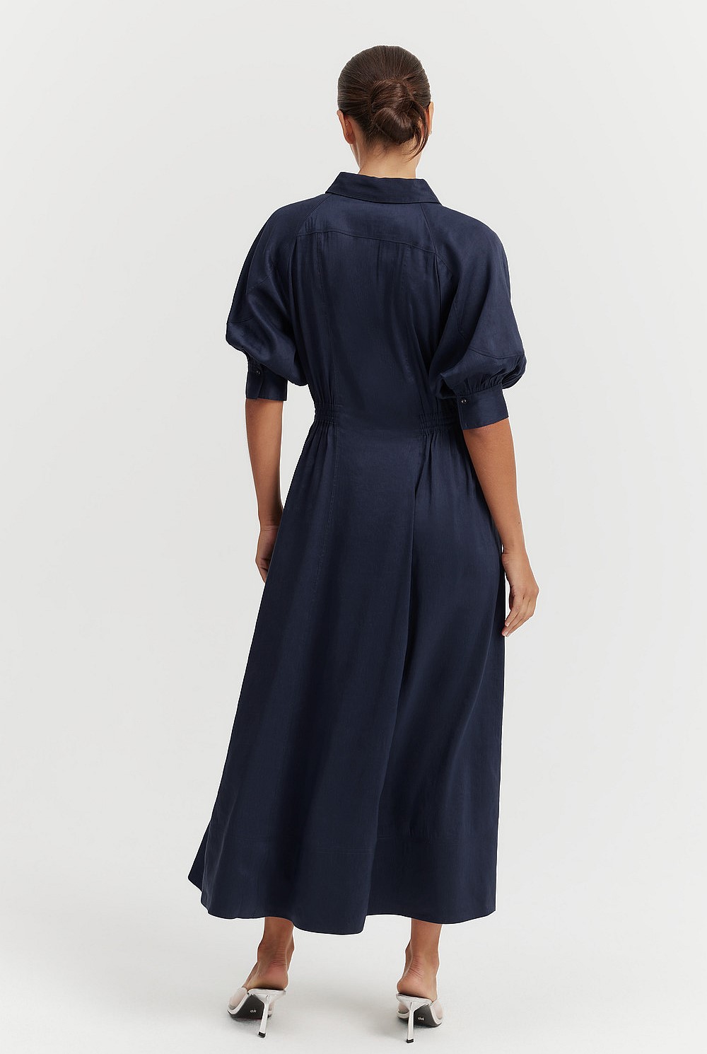Cinched Shirt Dress