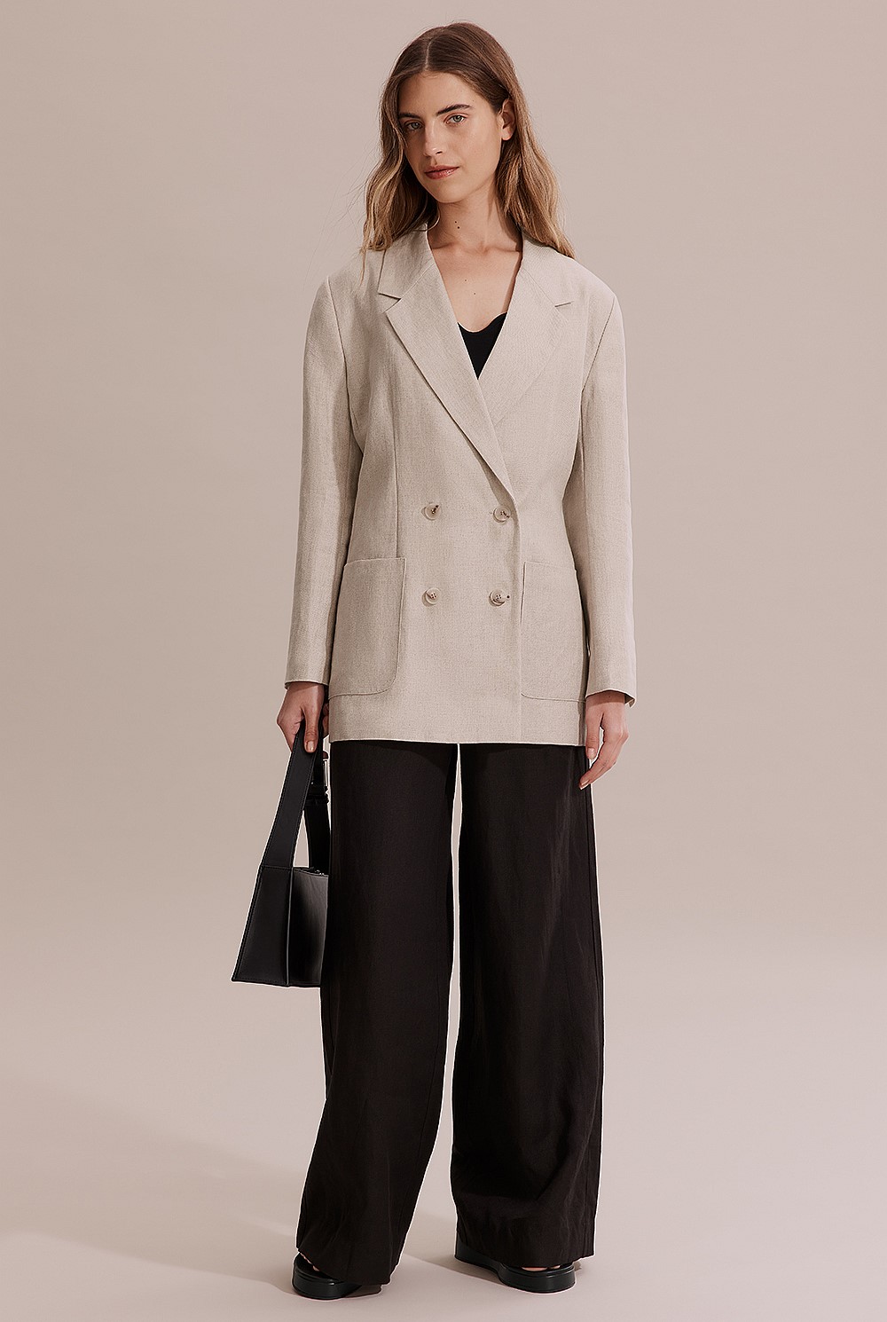 Linen Relaxed Blazer