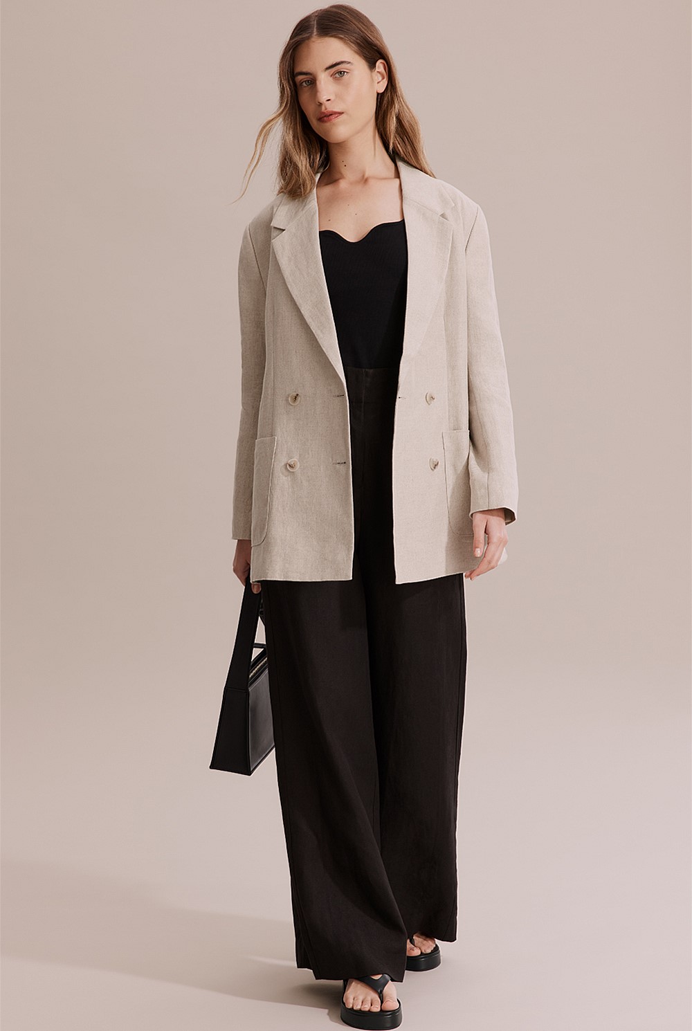 Linen Relaxed Blazer