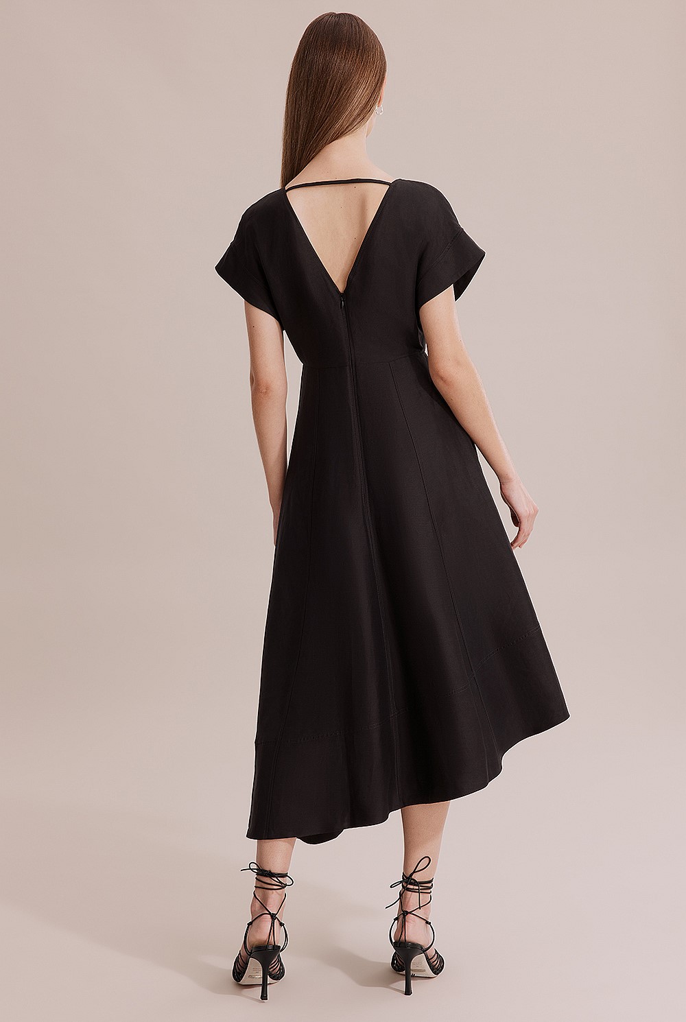 Panelled Midi Dress