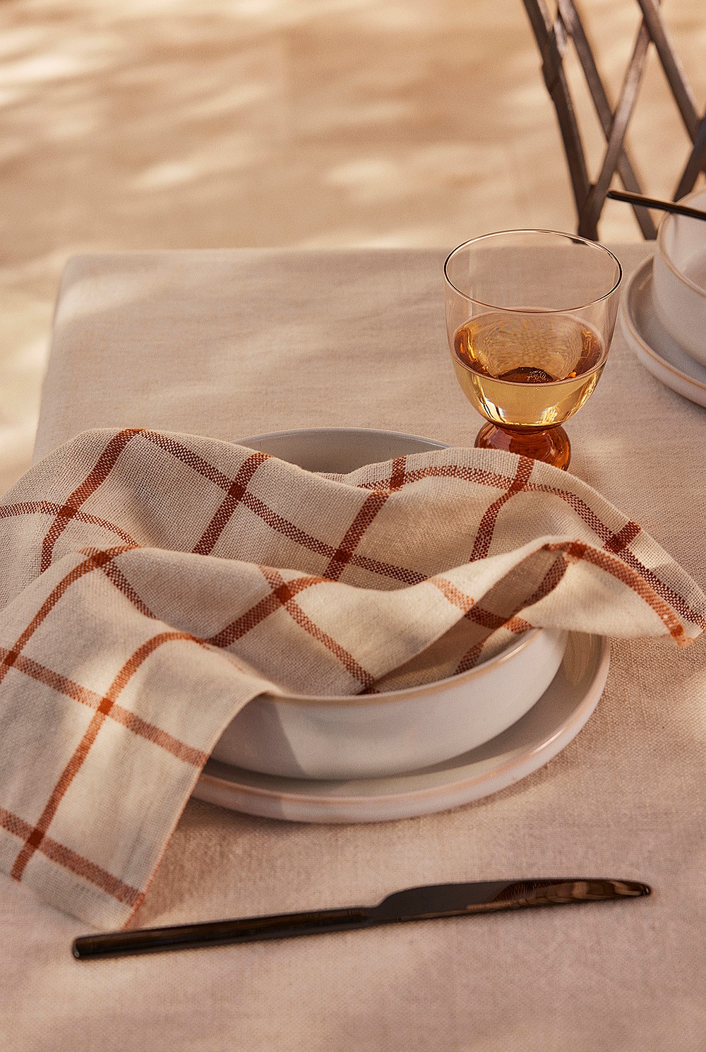 Dana Check Napkins Pack Of 4