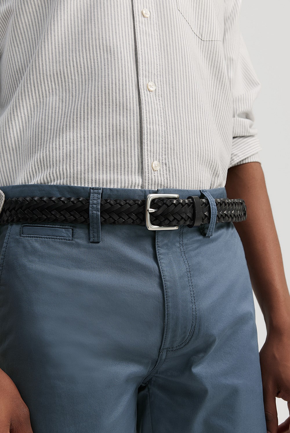 Woven Leather Belt