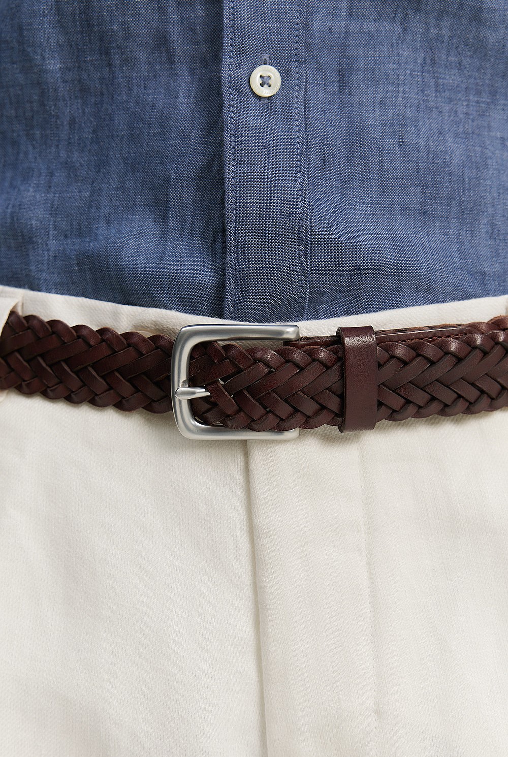 Woven Leather Belt