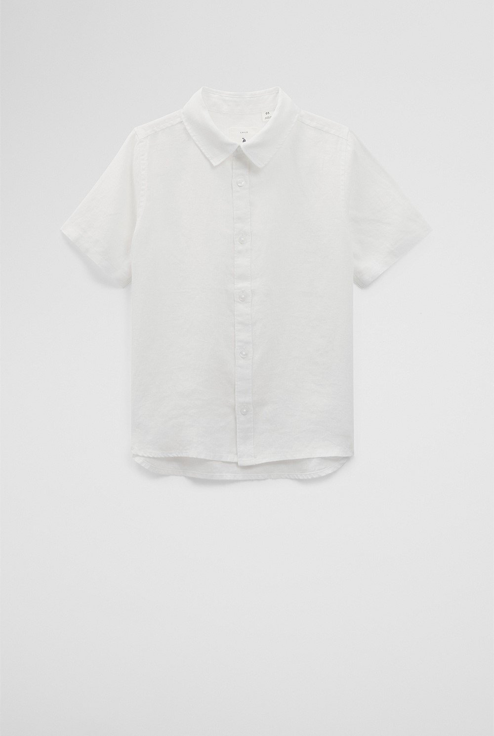 Organically Grown Linen Short Sleeve Shirt