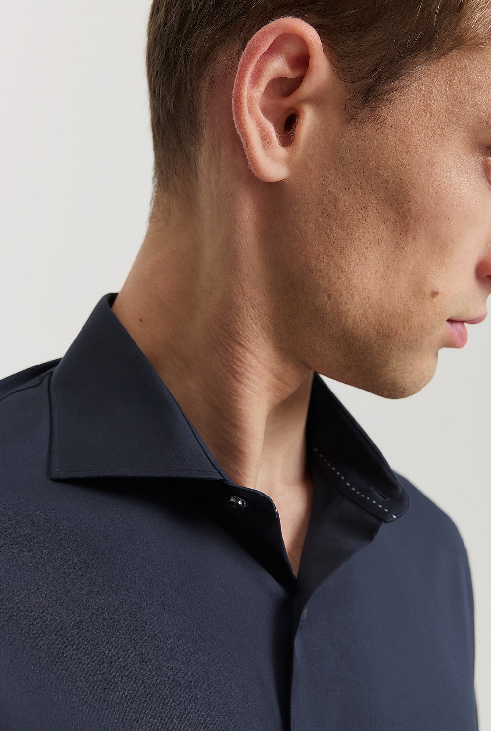 Tailored Fit Super Fine Cotton Stretch Shirt