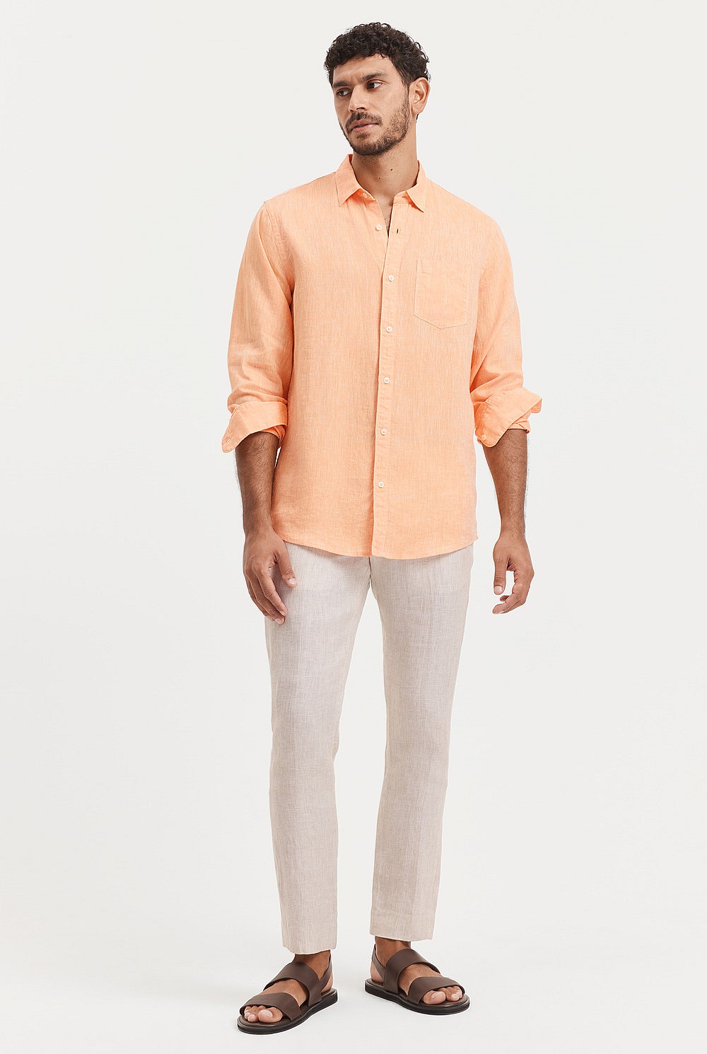 Regular Fit Linen Shirt