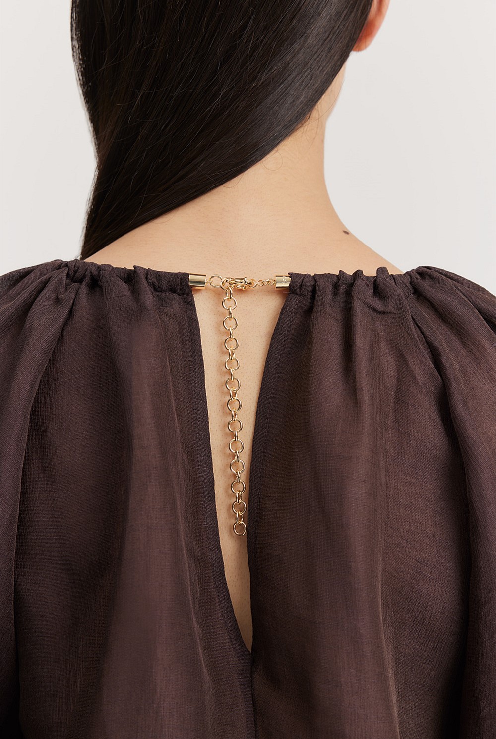Cut-Out Detail Blouse
